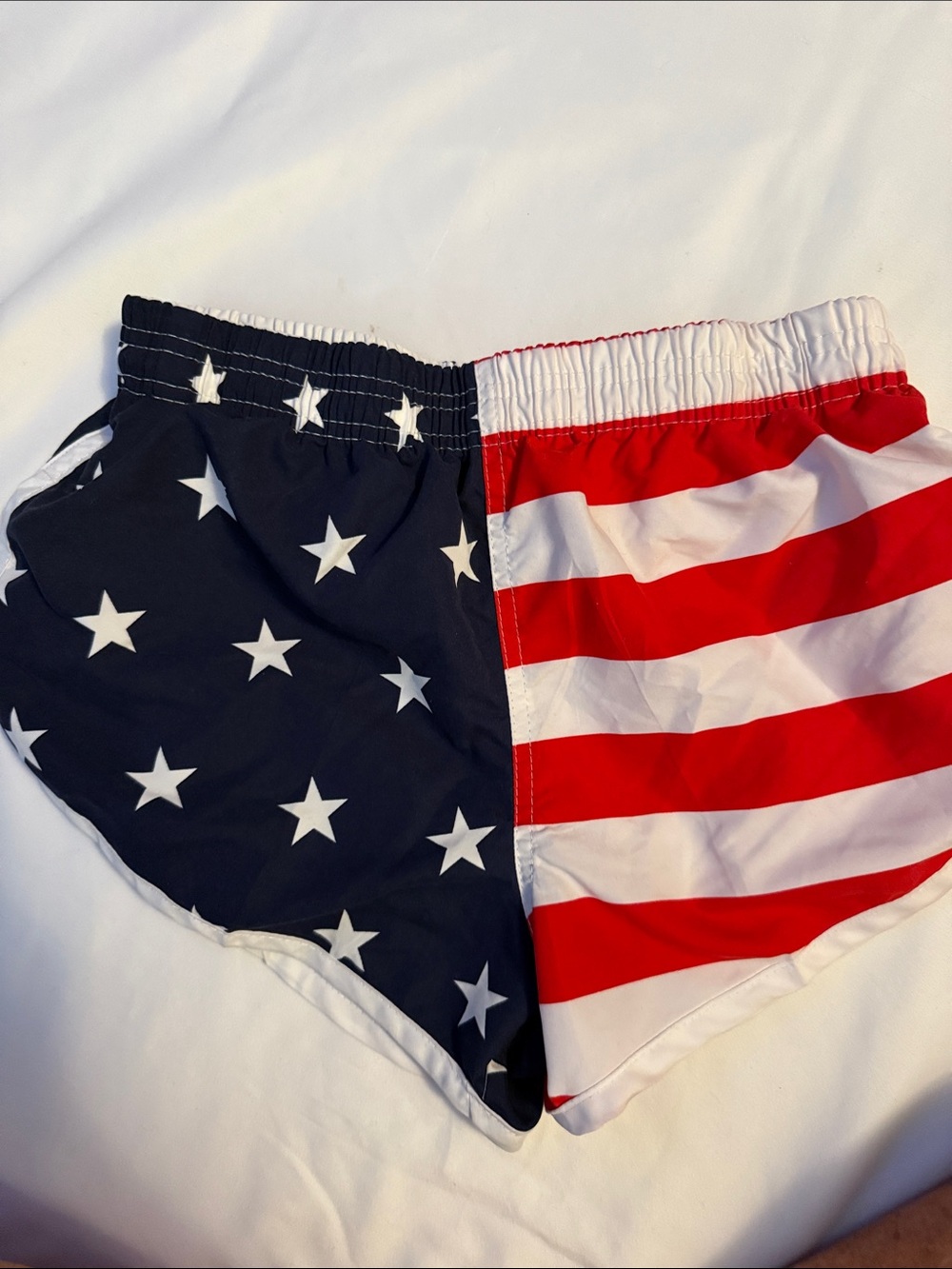 4th of July Women’s Patriotic Stars & Stripes Shorts - Red, White & Blue